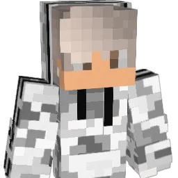 Extted Minecraft avatar bust