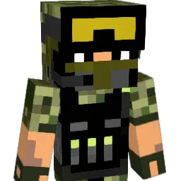 FCC45 Minecraft avatar bust