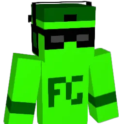 FLUROGR33N Minecraft avatar bust