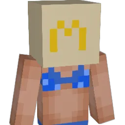FakeLea Minecraft avatar bust