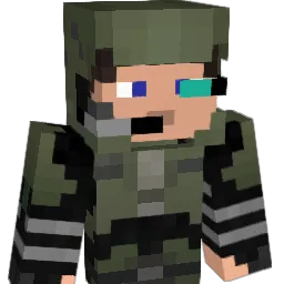 Fasion Minecraft avatar bust