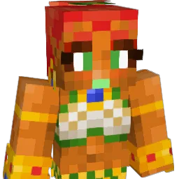FemaleAbSweat Minecraft avatar bust