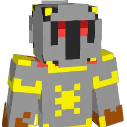 Feuerwyvern Minecraft avatar bust