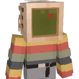 FidgetyJeans Minecraft avatar bust