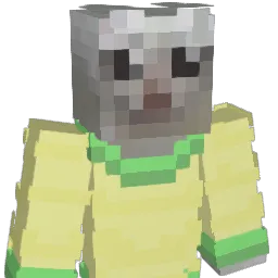FinalBrainCell Minecraft avatar bust