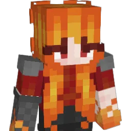 FireofQueen Minecraft avatar bust