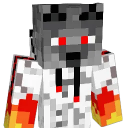 Firewlf Minecraft avatar bust