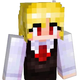 Fishkette Minecraft avatar bust