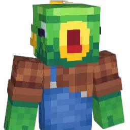 Fishmilk Minecraft avatar bust