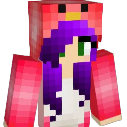 Flamingomeisje Minecraft avatar bust