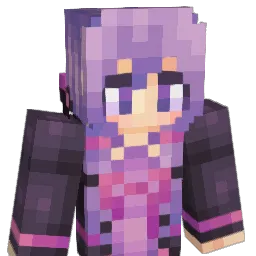 FlashViolet Minecraft avatar bust