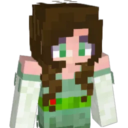 FloraGem Minecraft avatar bust