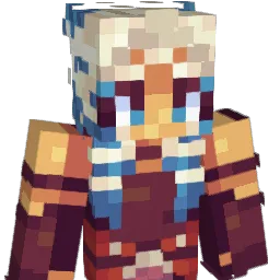 Florahsoka Minecraft avatar bust