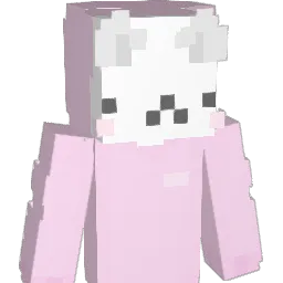 FlufBunn Minecraft avatar bust