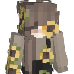 Fluorobun Minecraft avatar bust