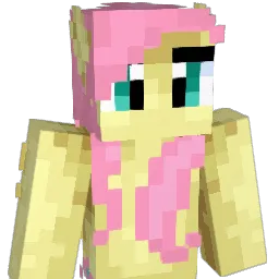 Fluttershy2b2t Minecraft avatar bust