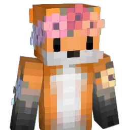 FoxCatPerson Minecraft avatar bust