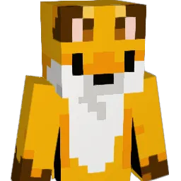 FoxMutant Minecraft avatar bust