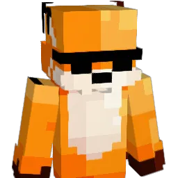 FoxPapaya Minecraft avatar bust