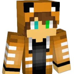 FoxReiki Minecraft avatar bust