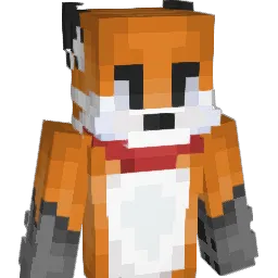 Fox_IRL Minecraft avatar bust