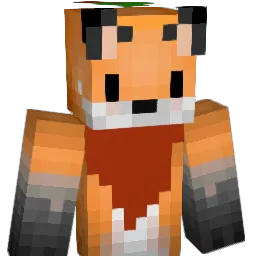 FoxdoesYT Minecraft avatar bust