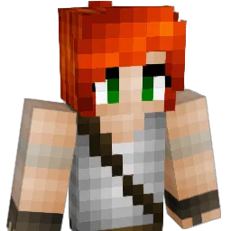 Foxella Minecraft avatar bust