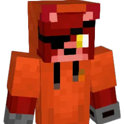 Foxferret Minecraft avatar bust