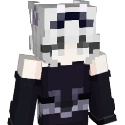 FoxgirlLappy Minecraft avatar bust