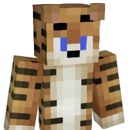 Foxible Minecraft avatar bust