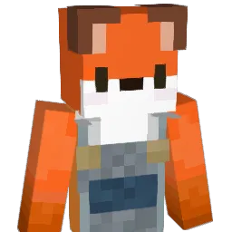 Foxiegod Minecraft avatar bust