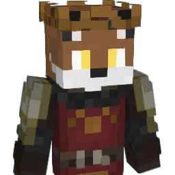 Foxiowaty Minecraft avatar bust
