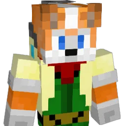 FoxmoticYT Minecraft avatar bust