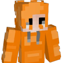 Foxraptor Minecraft avatar bust