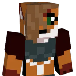 Foxtrrott Minecraft avatar bust
