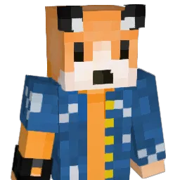 Foxxonn Minecraft avatar bust