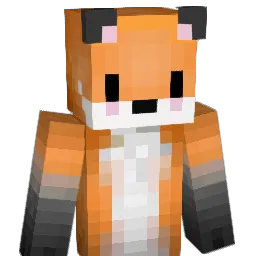 Foxxxo Minecraft avatar bust