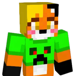 FoxyPirat Minecraft avatar bust