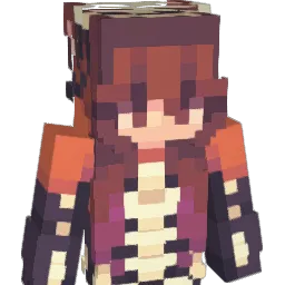 FoxyStormy Minecraft avatar bust
