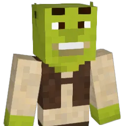 FrankenShrek Minecraft avatar bust