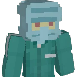 Freezerman Minecraft avatar bust