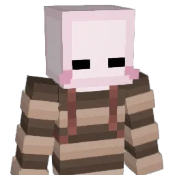Friendlyghostie Minecraft avatar bust