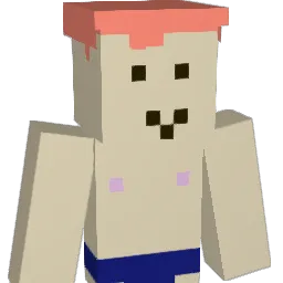 Fruitphilia Minecraft avatar bust