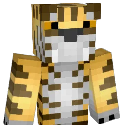 Fudgiecat Minecraft avatar bust