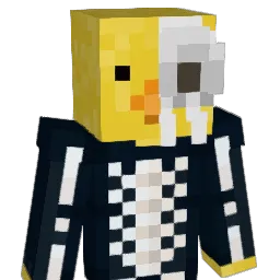 FullyBizarre Minecraft avatar bust