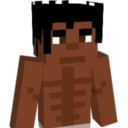Funnyyy Minecraft avatar bust