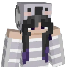 Fuzzzzy Minecraft avatar bust