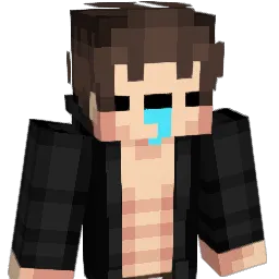 GENERAL_Skinny Minecraft avatar bust