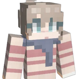 GGOBAE Minecraft avatar bust