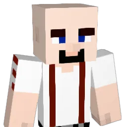 GK0716 Minecraft avatar bust